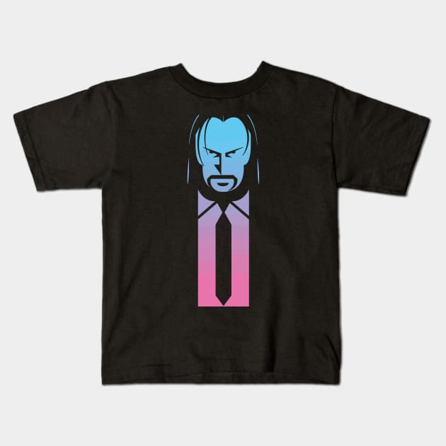 John Wick Kids T-Shirt by tduffyworld